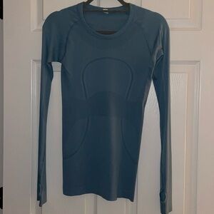 Lululemon Blue Swiftly Tech Long Sleeve